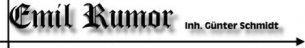 Spengler Berlin: Emil Rumor Inh. G&uuml;nter Schmidt